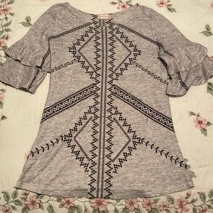 Altar’d State Grey Blouse